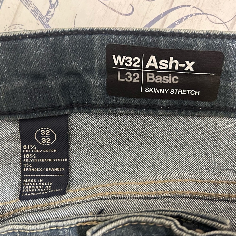 Buffalo David Bitton Men's livefree Skinny Stretch Medium Wash Blue Jeans 32x32 - Picture 3 of 6
